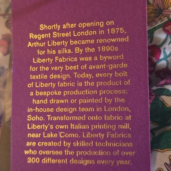 J CREW Liberty Floral Pink and Green Cotton Blouse NWT  XSMALL - Picture 15 of 16